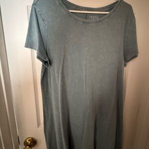 Time and Tru Soft Blue Midi Dress